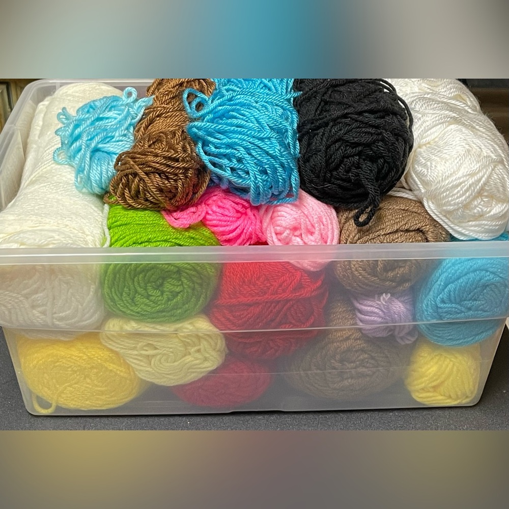 Lots of Crochet Yarns Polyester Acrylic